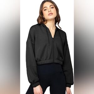 ✨Women's Black Zip-Up Hoodie